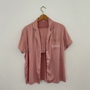 Bridesmaid Set, Rose Pink, Large